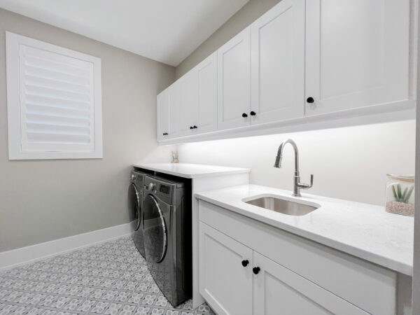 Modern Farmhouse Laundry Room Renovation